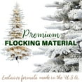 thumbnail image 6 of Fraser Hill Farm 9-Ft. Flocked Pine Valley Christmas Tree with Dual Multicolor & Warm White LED Lights, FFPV090-6SN, 6 of 11