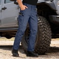 thumbnail image 4 of Fleece Lined Cargo Pants Men Waterproof Ripstop Tactical Pants With Multi Pockets Stretch Outdoor Hiking Climbing Outfits, 4 of 9