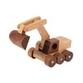 thumbnail image 5 of Zxpjkyu Wood Car Toy Engineering Vehicle Model for Kids Decor Figurine Fine Motor Skills Style D, 5 of 9