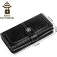 thumbnail image 3 of Women's Wallet Genuine Leather RFID Blocking Large Capacity Trifold Ladies Wallet, 3 of 6