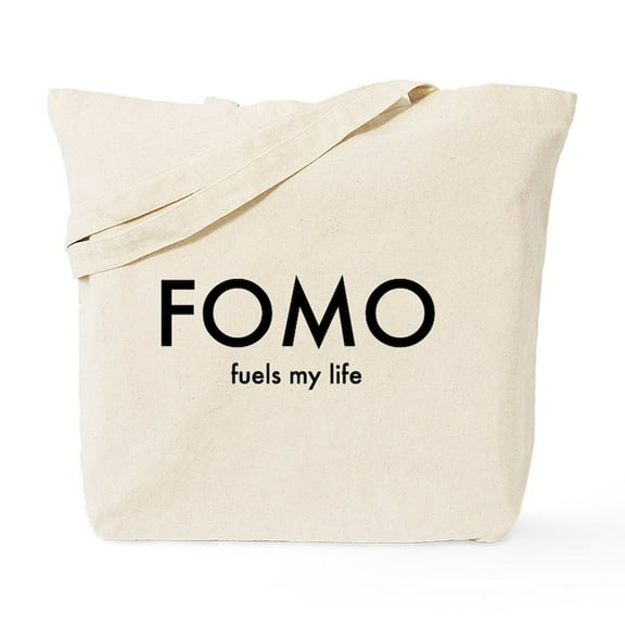 CafePress - FOMO Tote Bag - Unisex Canvas Tote Bag, Beige, 1-Piece