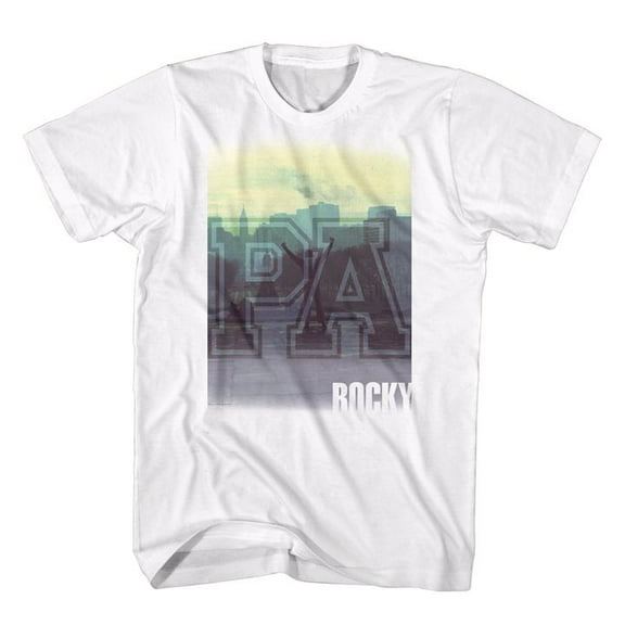 Rocky Yeah White Adult T-Shirt 5Xl