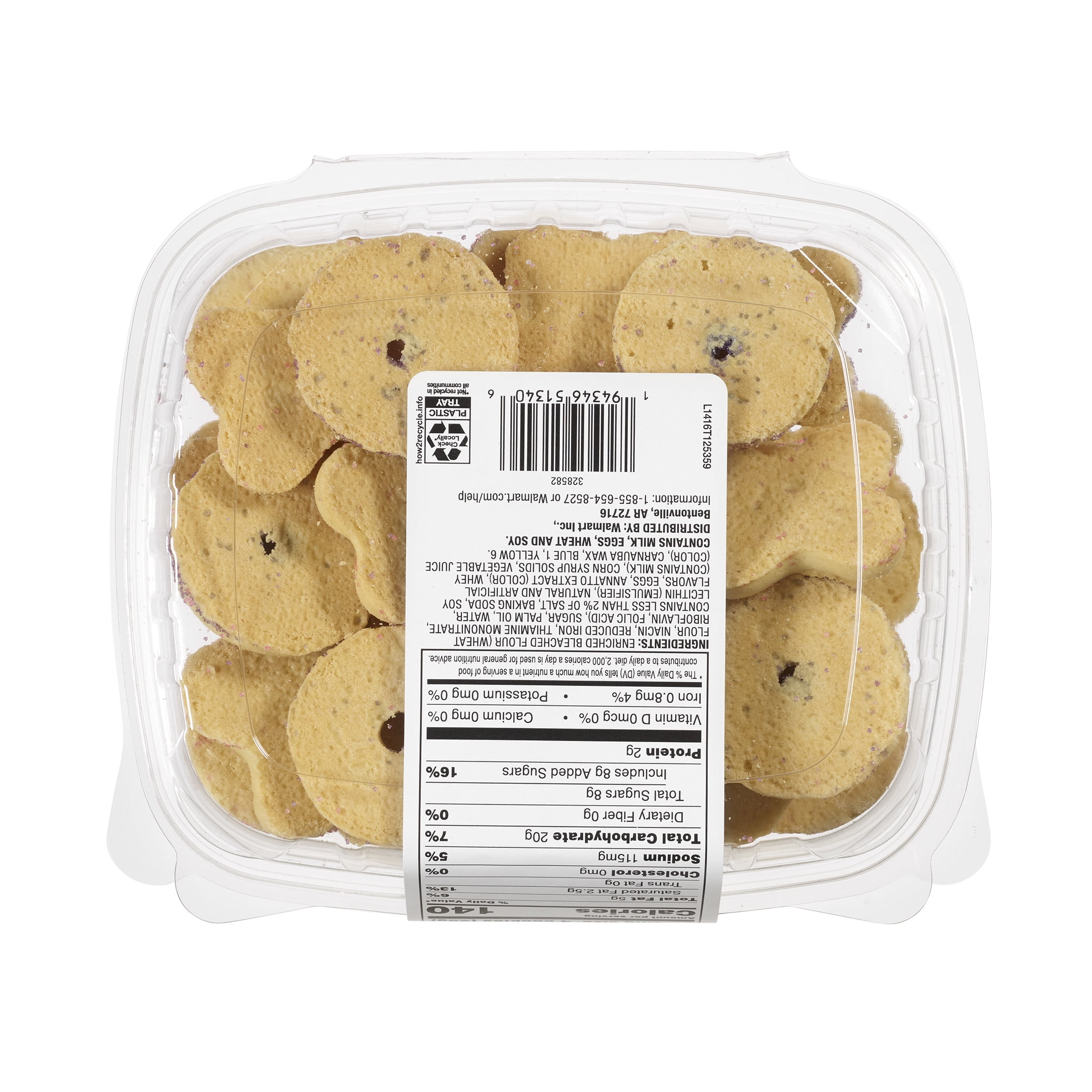 Freshness Guaranteed Valentine's Day Baked X's and O's Sugar Cookies, 8.8 oz