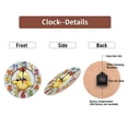 thumbnail image 7 of Cute Yellow Bird Wall Clock Decorative Piece 10-Inch Silent Wooden Wall Clock, Battery Operated (AA Batteries Not Included), Artistic Home Decor, 7 of 7