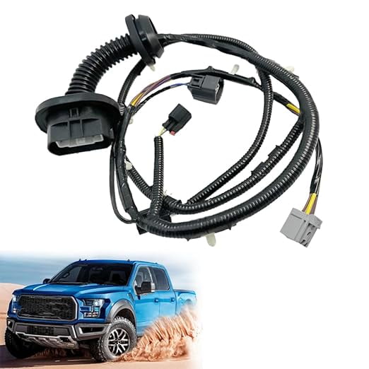 Rear Door Jumper Harness Compatible with 2009-2014 Ford F150 Crew Cab Rear Left Door Jumper Wire Assembly Replaces # 9L3Z-14630-CAA, AL3T-14632-DD, 9L3T-14632-JCA(Rear Right)