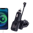 thumbnail image 4 of Dash Cam Charging Cord, Car Charger Dash Cam Cable, 2 USB Ports GPS Charger, Charging Cable Vehicle Charging Adapter, Dash Cam Adapter 12 24V, Car Accessories, 4 of 9