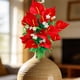 thumbnail image 5 of Flores artificiales de nenúfar para decoración del hogar, oficina, arreglos de mesa para bodas, flores de seda duraderas, tallos flexibles, 55x40 cm, 5 of 6