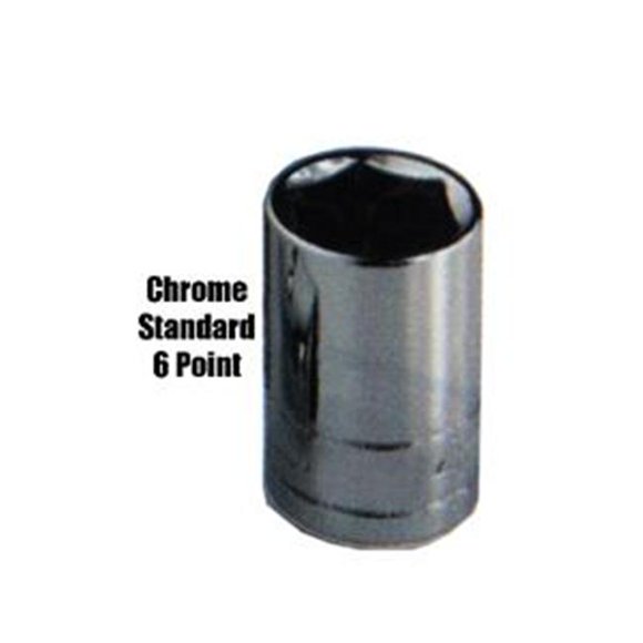 K Tool International KTI28121 Socket 21mm 0.5 Inch Drive Standard 6 Point