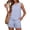 Sky Blue, variant on Laqbezok Women's 2-Piece Linen Cotton Set, Casual Sleeveless Striped Tank Top and Shorts with Pockets, Loose Fit Summer Beach Outfits Loungewear