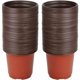 thumbnail image 1 of Maceta de plántulas de plástico reutilizable Vhermosa 100PCS macetas redondas maceta de trasplante maceta de cultivo 10 cm, 1 of 1