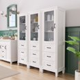 JUSTLET Bathroom 70.87" H Tall Bathroom Storage with