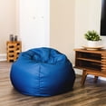 thumbnail image 5 of Big Joe Dot 2 Pack Bean Bag Chairs, True Navy Gabardine, Smooth Polyester Blend, 2 feet, 5 of 7