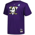 thumbnail image 2 of Men's Mitchell & Ness Teemu Selanne Purple Anaheim Ducks Big & Tall Name & Number T-Shirt, 2 of 3