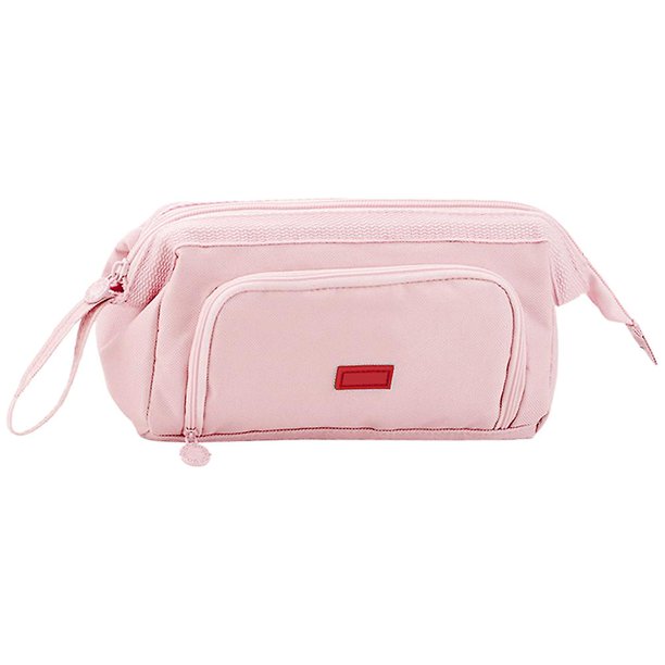 black frame transparent Estuche para bolígrafos con forma de barco de gran capacidad y doble capa, caja de lápices para estudiantes sencilla y multifunción