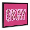 thumbnail image 2 of Stupell Industries Modern Okay Cherry Cake Black Floating Frame Canvas Art, 21 x 17, by Ziwei Li, 2 of 8