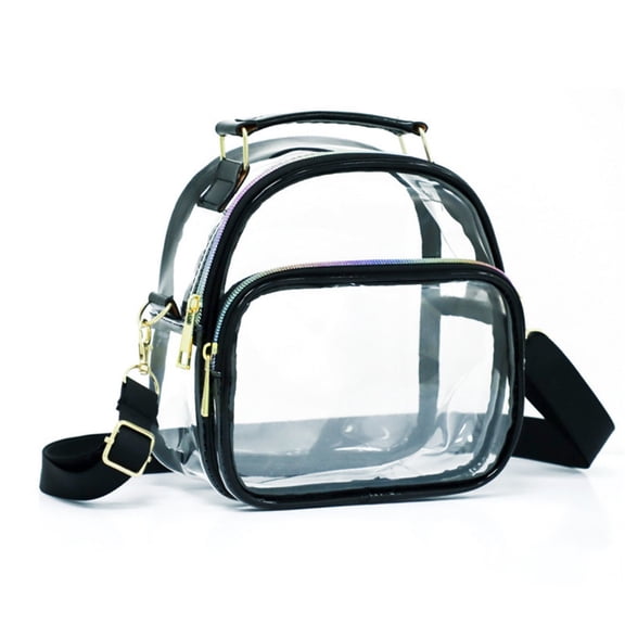 Clear Purse for Women, Clear Bag Stadium, Transparent Crossbody Bag, for Concerts and Sports Events pvc Material Stylish and Functional for Daily Use(only the bag)
