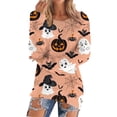 thumbnail image 2 of IMENGL Fashionable casual printed pullover with pockets plush, Yellow M, Size M-4XL, 2 of 5