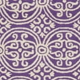 thumbnail image 4 of SAFAVIEH Cambridge Leslie Geometric Wool Runner Rug, Purple/Ivory, 2'6" x 14', 4 of 4