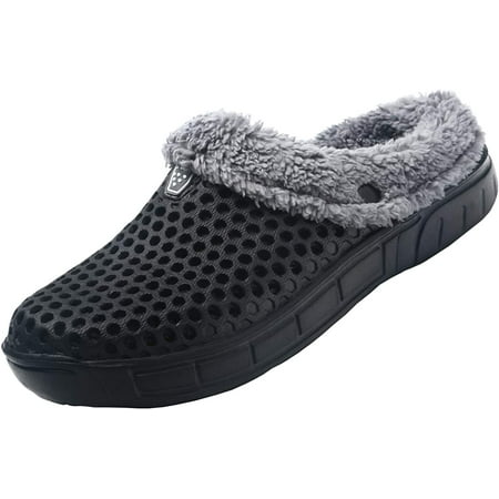 

CERYTHRINA Men s Women s Lined Clog Breathable Mesh Lining Indoor Outdoor Walking Garden Clogs Winter Slippers