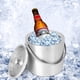 thumbnail image 2 of Cubo de Hielo 3L de Espesor de Acero Inoxidable con Aislamiento Cubo de Hielo Barril de Cerveza Botella de Vino Enfriador Utensilios de Vino, 2 of 9