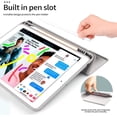 thumbnail image 3 of Pencil Holder Case for iPad 9th Generation / 8th Generation / 7th Generation 10.2 Inch with Smart Auto Sleep/Wake Function, Gray, 3 of 5