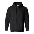 thumbnail image 5 of Gildan Heavy Blend Men’s Fleece Hooded Sweatshirt, Soft Pullover Pocket Hoodie, Black, Size XL, 5 of 5