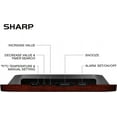thumbnail image 6 of Sharp Digital Wall Clock, Self-Setting Atomic Desk Clock Woodgrain Finish, 6 of 8