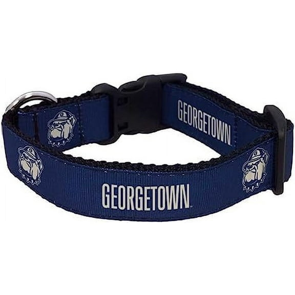 College Dog Collar (Medium, Georgetown)