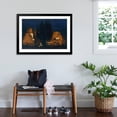 thumbnail image 3 of Art.com Island of the Dead, by Arnold Bocklin, 1880, Swiss Romantic/Symbolist Painting, Oil on Wood. A Drap Art Print by Everett - Art, Black Frame Wall Art, 44" x 32", 3 of 5