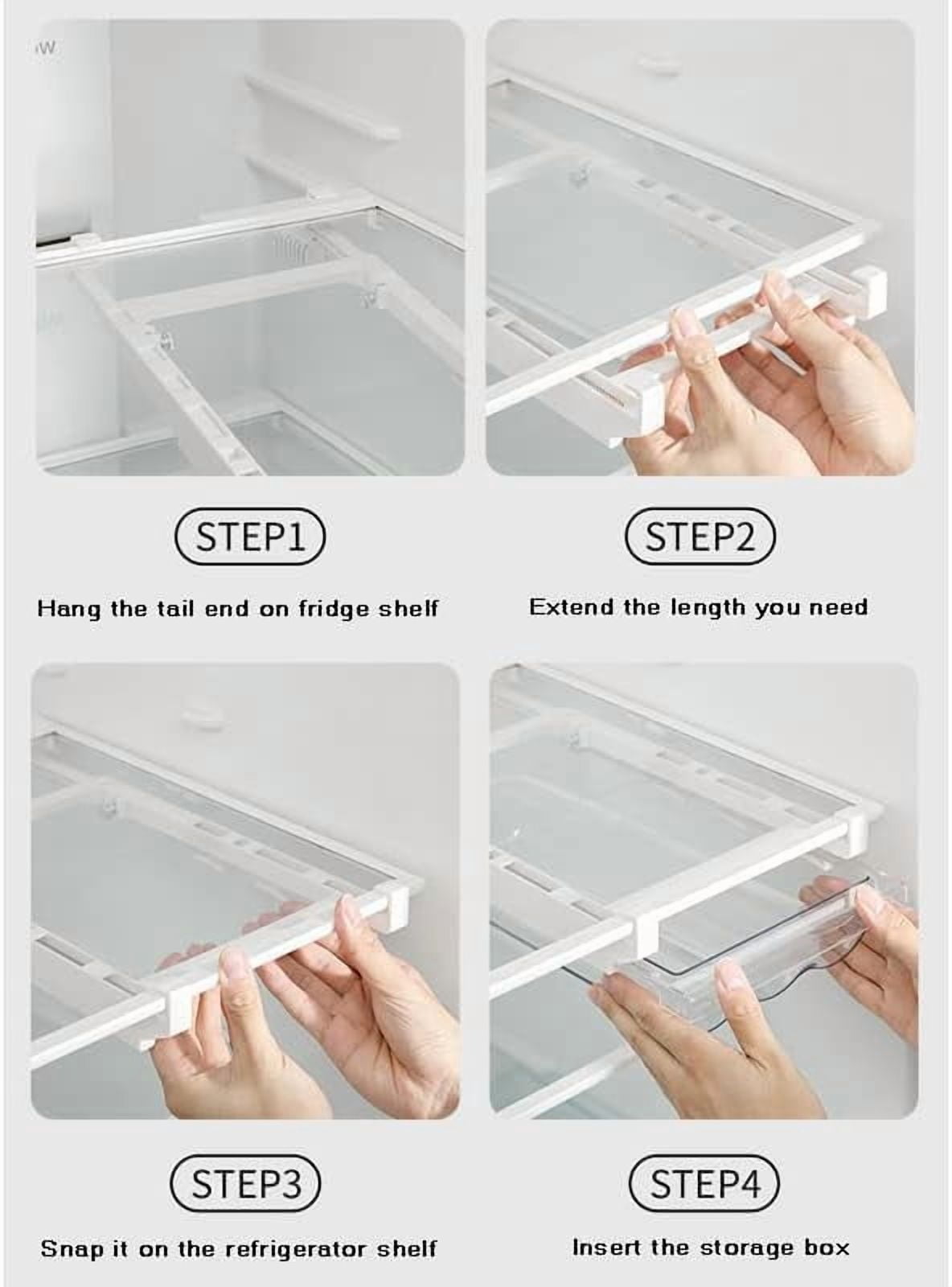 Fridge Egg Drawer Organizer Holder Trays for Refrigerator Egg Container (1 Pack)