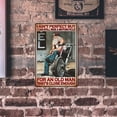 thumbnail image 4 of Póster Metal para Pared Sentado en Motocicleta Placa Retro Letrero Arte Vintage El, 4 of 9