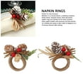 thumbnail image 3 of Napkin Rings, Decorative Napkin Rings Holder Charming 2PCS  for Birthday, 3 of 8
