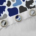 thumbnail image 4 of Feelyou Bass Fish Curtains Pack of 2 (52x84 Each), Polkadots Camouflage Window Curtains, 4 of 6