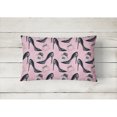 thumbnail image 2 of Carolines Treasures BB7507PW1216 Fashion Diva Shoes and Perfume Canvas Fabric Decorative Pillow  12H x16W multicolor, 2 of 3