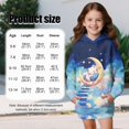 thumbnail image 7 of Psesaysky Kids Girls Fleece Pullover Hoodies Long Sleeve Kawaii Cat with Moon Printed Hooded Sweatshirts with Pockets Casual Trendy Tops for 7-8 Years, 7 of 7
