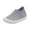 Grey, variant on Girls Sneakers Summer And Autumn Girls Sneakers Flying Woven Mesh Breathable Comfortable Flat Casual Cute Yellow