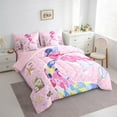 thumbnail image 3 of Castle Fairy Ocean Mermaid Twin Bedding Sets,Sea Princess Bedding Comforter Set, 3 of 8