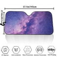 thumbnail image 5 of FOR U DESIGNS Galaxy Windshield Sun Shade Anti Slip Sun Shade for Car Window Automative Windshield Shades for SUV Van Truck Accessories Glare Max UV Rays, Purple, 5 of 5