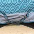thumbnail image 4 of Jeffers Economy Medium Weight Turnout Blanket | Teal/Gray | 69 Inches, 4 of 8
