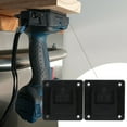 thumbnail image 4 of Outils de Batterie Accrochés Verticalement 2 Pcs Accessoires Support d'Outils Électriques, pour Perceuse Électrique 18v Noir, 4 of 8
