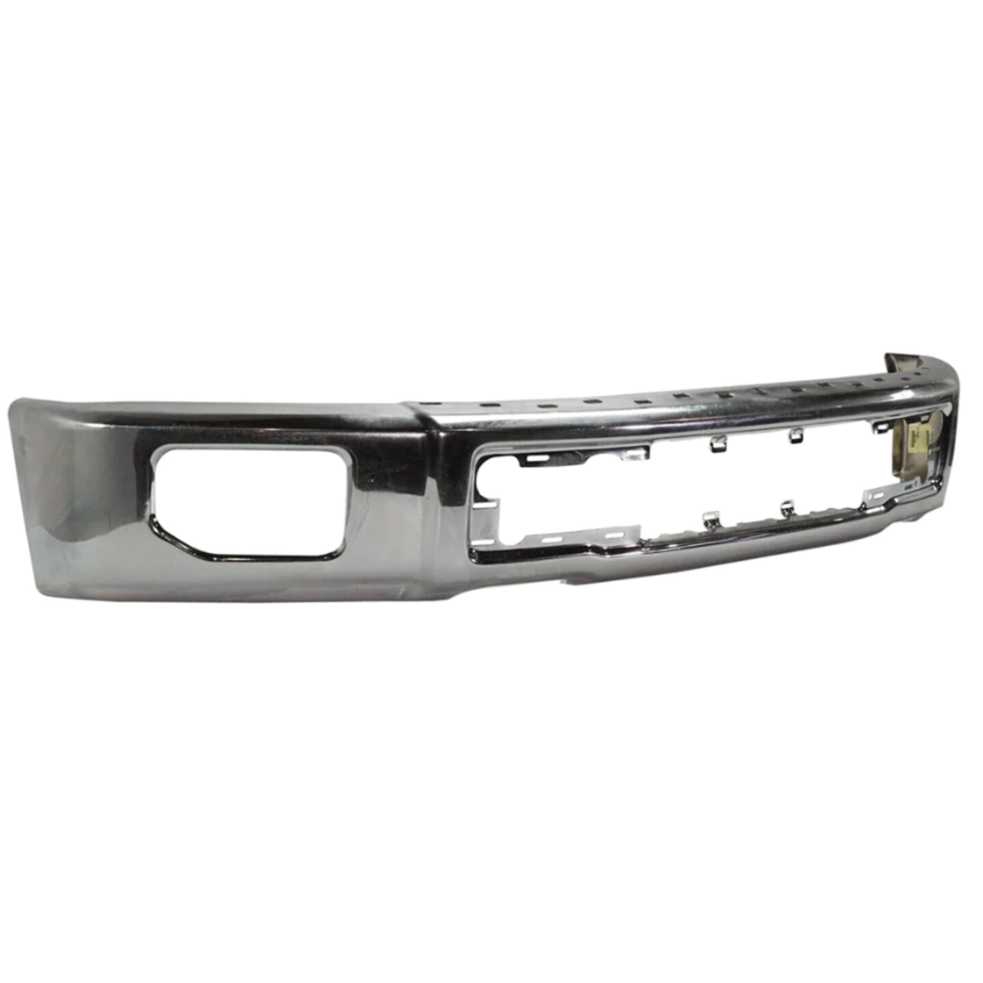 NINTE Front Bumper Face for 2015-2017 Ford F-150 Chrome with Fog Light & Side Cover Holes