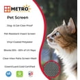 thumbnail image 3 of Pet Screen Extra-Strength Mesh Kit (36 in x 100 ft) - Dog & Cat Proof Window Screen, Patio, Porch, 3 of 9