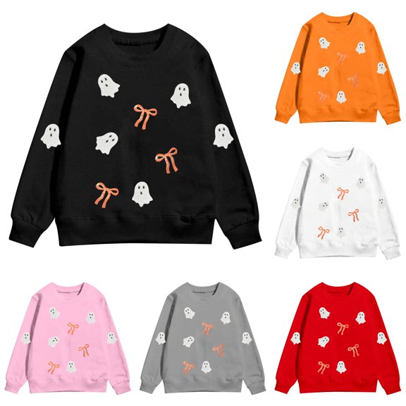 Gyujnb Kids Halloween , Print Halloween Pullover Hoodie for Kids Boys Girls Long Sleeve Casual Sweatshirt, Halloween Outfits,11-12 Years