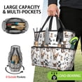 thumbnail image 2 of Garden Tool Bag,Chihuahua and Footprints Garden Tool Organizer,Garden Gifts,Waterproof Multi-Pocket Garden Tool Storage 11.8x5.5x11.4 Inch(Tools NOT Included), 2 of 6