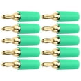 thumbnail image 4 of 10Pcs Banana Plug 2.5mm Gold Plated Brass Solder Type Male Connector Accessory Set KitGreen, 4 of 14