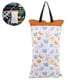 thumbnail image 2 of Bolsa impermeable para pañales de tela, para colgar, con bolsillos dobles con cremallera, 40 x 70 cm, gran capacidad, para guardar ropa de bebé., 2 of 8