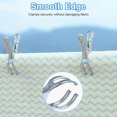 thumbnail image 4 of Pinzas para toallas playa acero inoxidable paquete 10 pinzas, 4 of 8