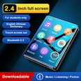 thumbnail image 2 of CNKOO  Portable Bluetooth MP4 MP3 Player 1.8 Full Touch Screen Music Radio Recorder, 2 of 11