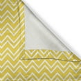 thumbnail image 6 of Ambesonne Modern Grommet Curtain, Chevron Pattern Yellow, 50" x 63", Yellow and White, 6 of 6