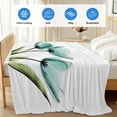 thumbnail image 4 of Turquoise Aqua Tulips Cooling Blanket,Lightweight Breathable Summer Throw Blanket with Double Sided Cold Effect,Pastoral Flower Floral Spring Picnic Blankets Bed Sheet for Hot Sleepers 30"x40", 4 of 8